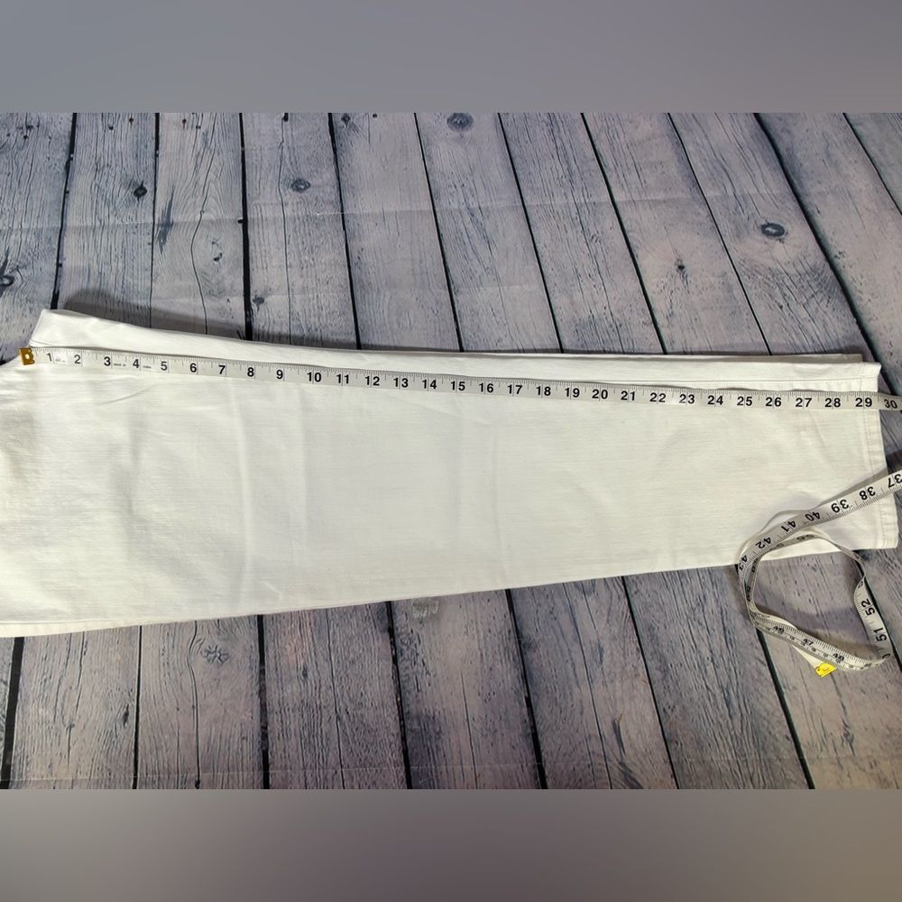 NWT Eileen Fisher Organic Cotton White Crop Slim Fit Modern Classic Jeans 6P - Picture 13 of 13
